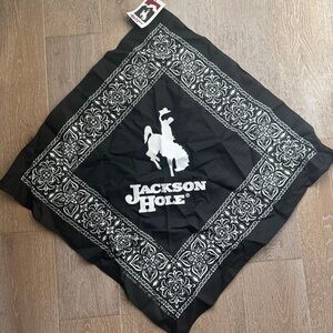 Black and White Bandana Jackson Hole